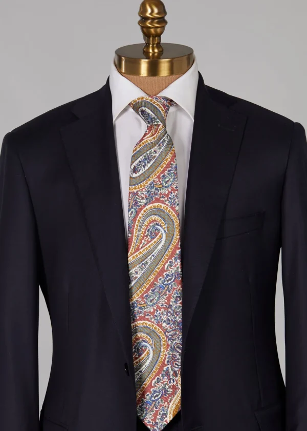 Allover Summer Paisley Tie