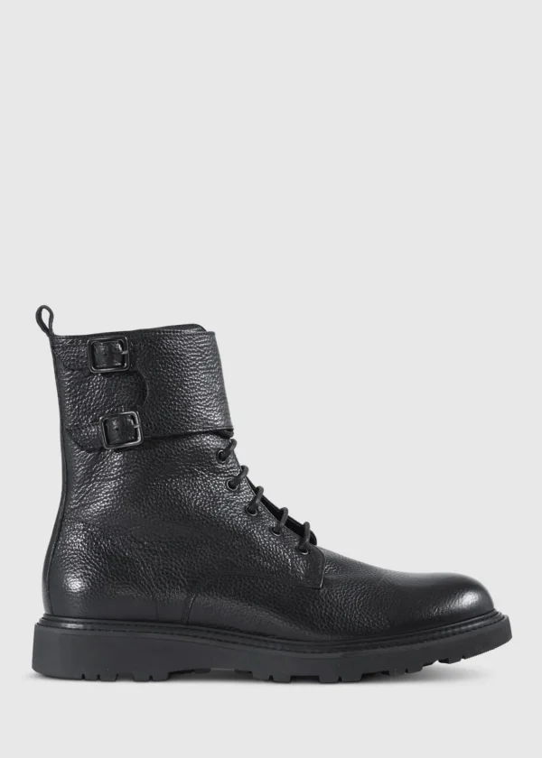 Barton Leather Lace-Up Boot