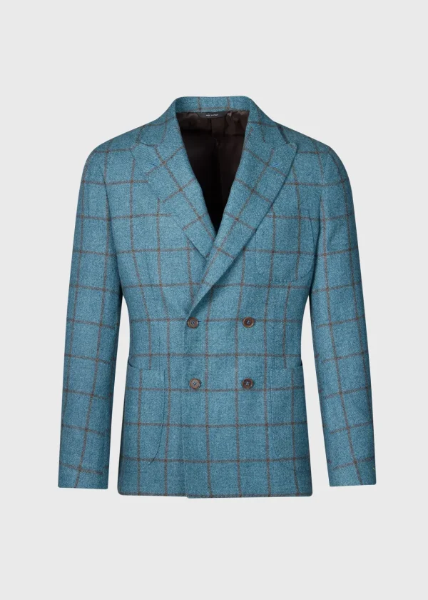 Basketweave Windowpane Jacket