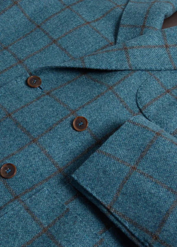 Basketweave Windowpane Jacket