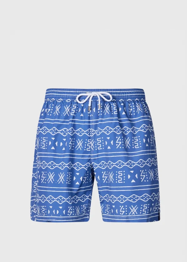 Batik Print Swim Trunk