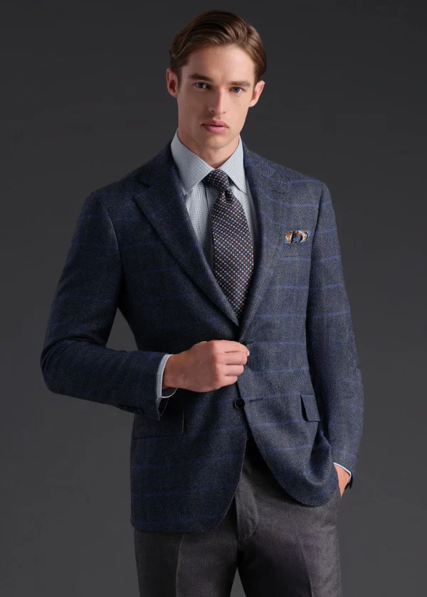 Cashmere Herringbone Jacket