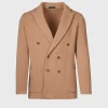 Cashmere Knitted Double Breasted Blazer