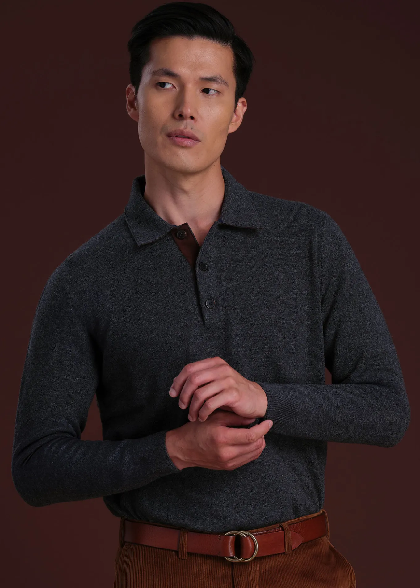 cashmere_polo_with_suede__1.webp Cashmere Polo With Suede Trim
