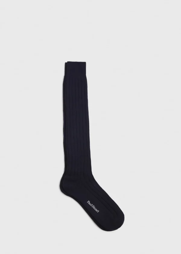 Cashmere Ribbed Sock