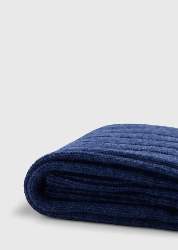 Cashmere Ribbed Sock
