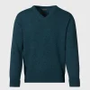 Classic Cashmere Double Ply V-Neck Sweater