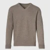Classic Cashmere Double Ply V-Neck Sweater