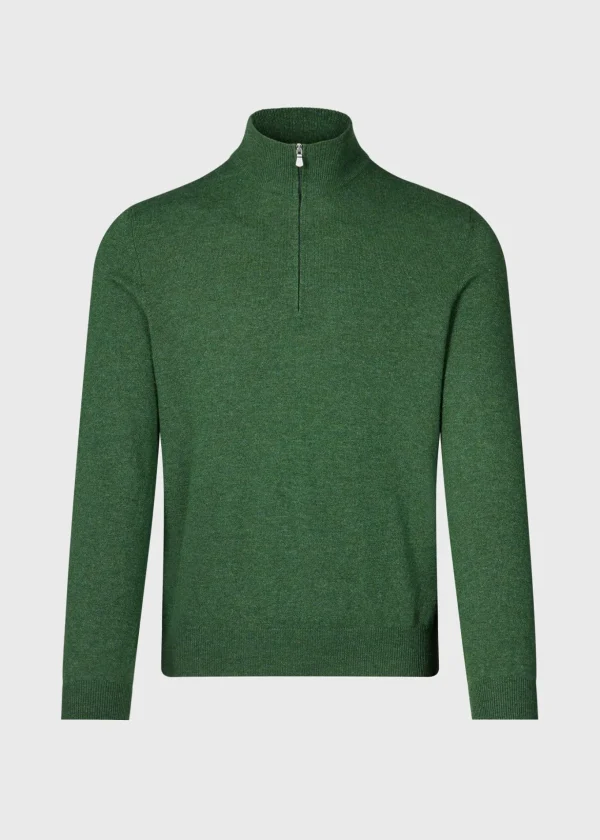 Classic Cashmere Quarter Zip Sweater