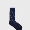 Cotton Blend Argyle Sock