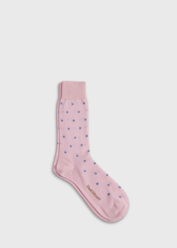 Cotton Deco Motif Sock