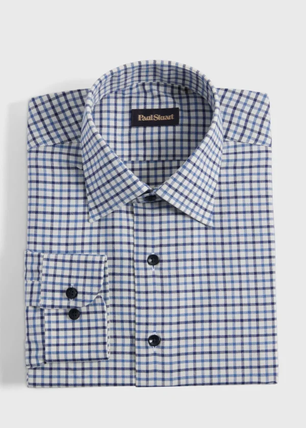 Cotton Flannel Check Sport Shirt