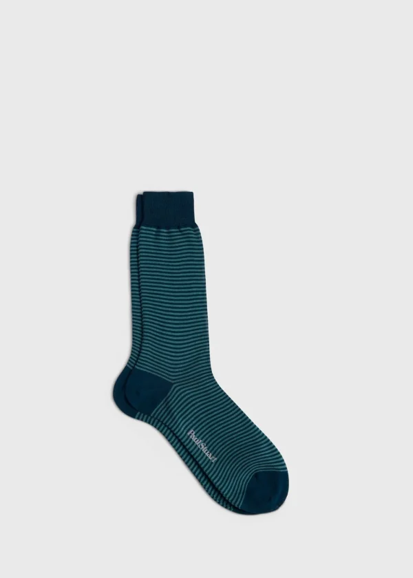 Cotton Horizontal Stripe Sock