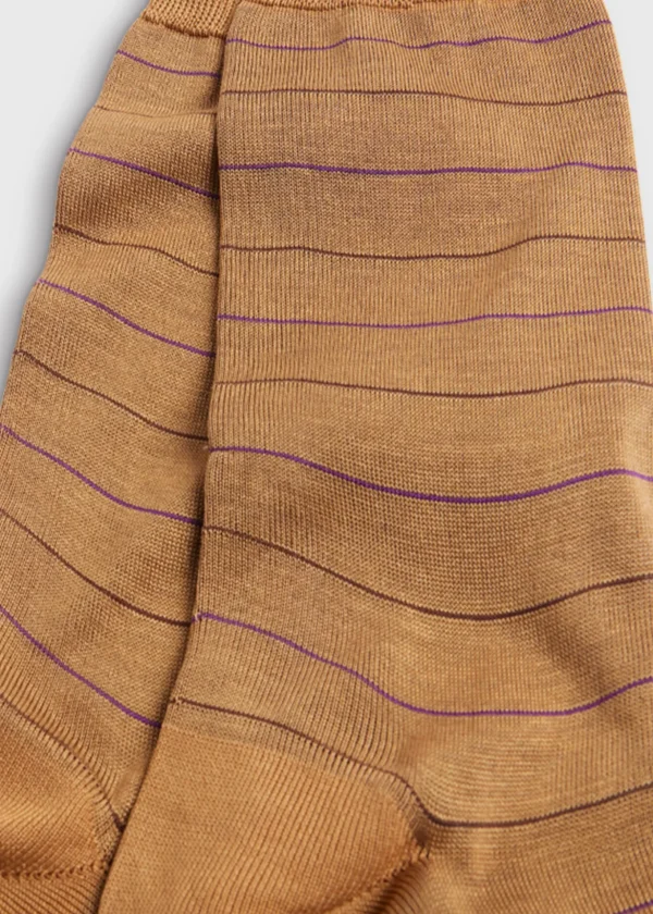 Cotton Horizontal Stripe Sock