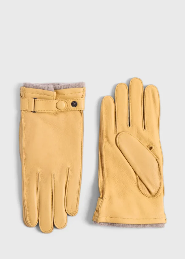 Deerskin Belted Glove