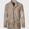Distressed Suede Jacket