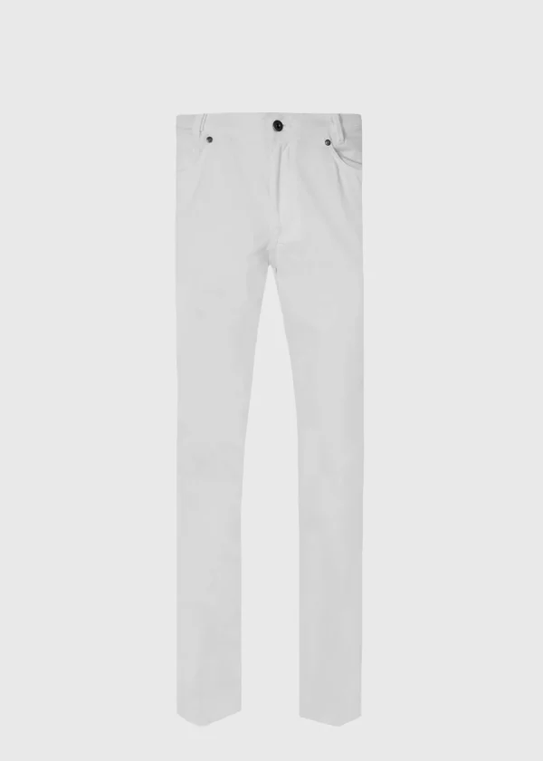 Five Pocket Satin Finish Cotton Pant