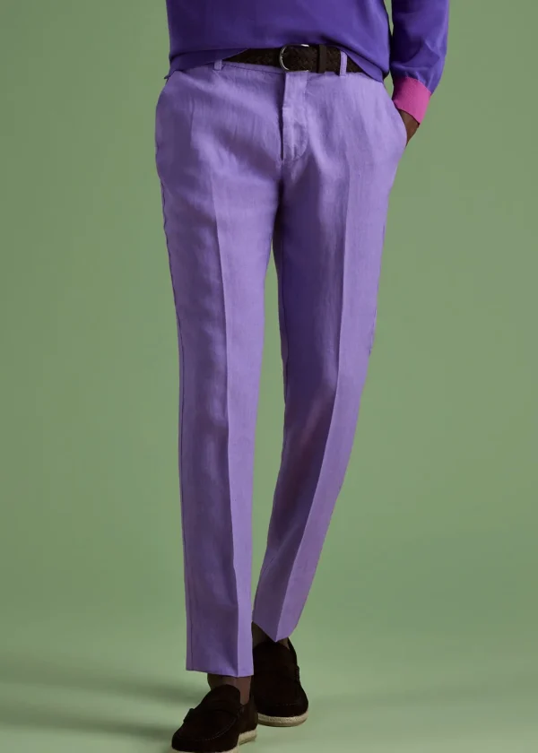 Garment Washed Linen Pant