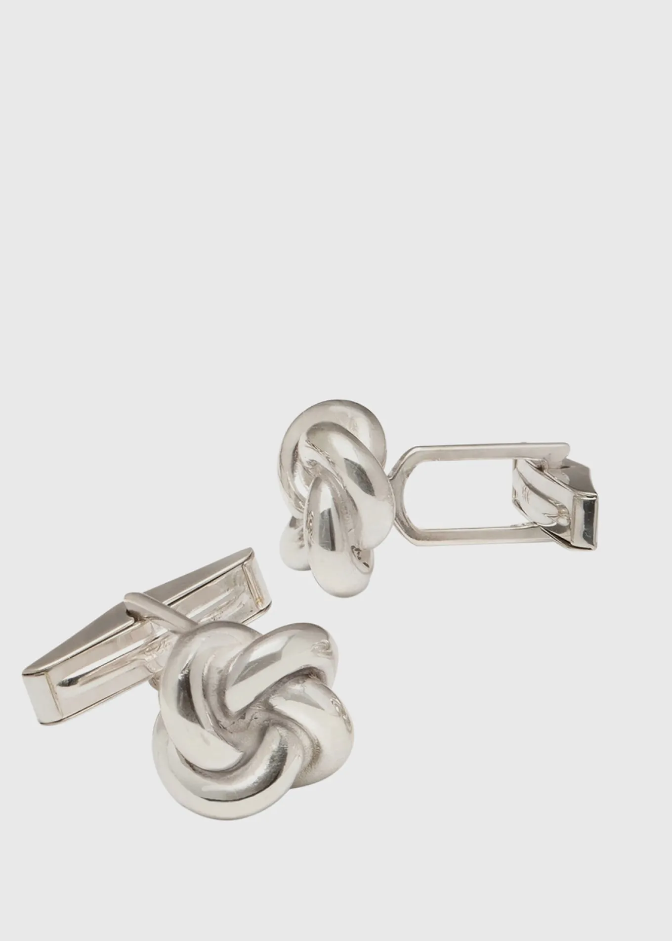 gold_plated_sterling_silv_1.webp Gold Plated Sterling Silver Knot Cufflink & Stud Set