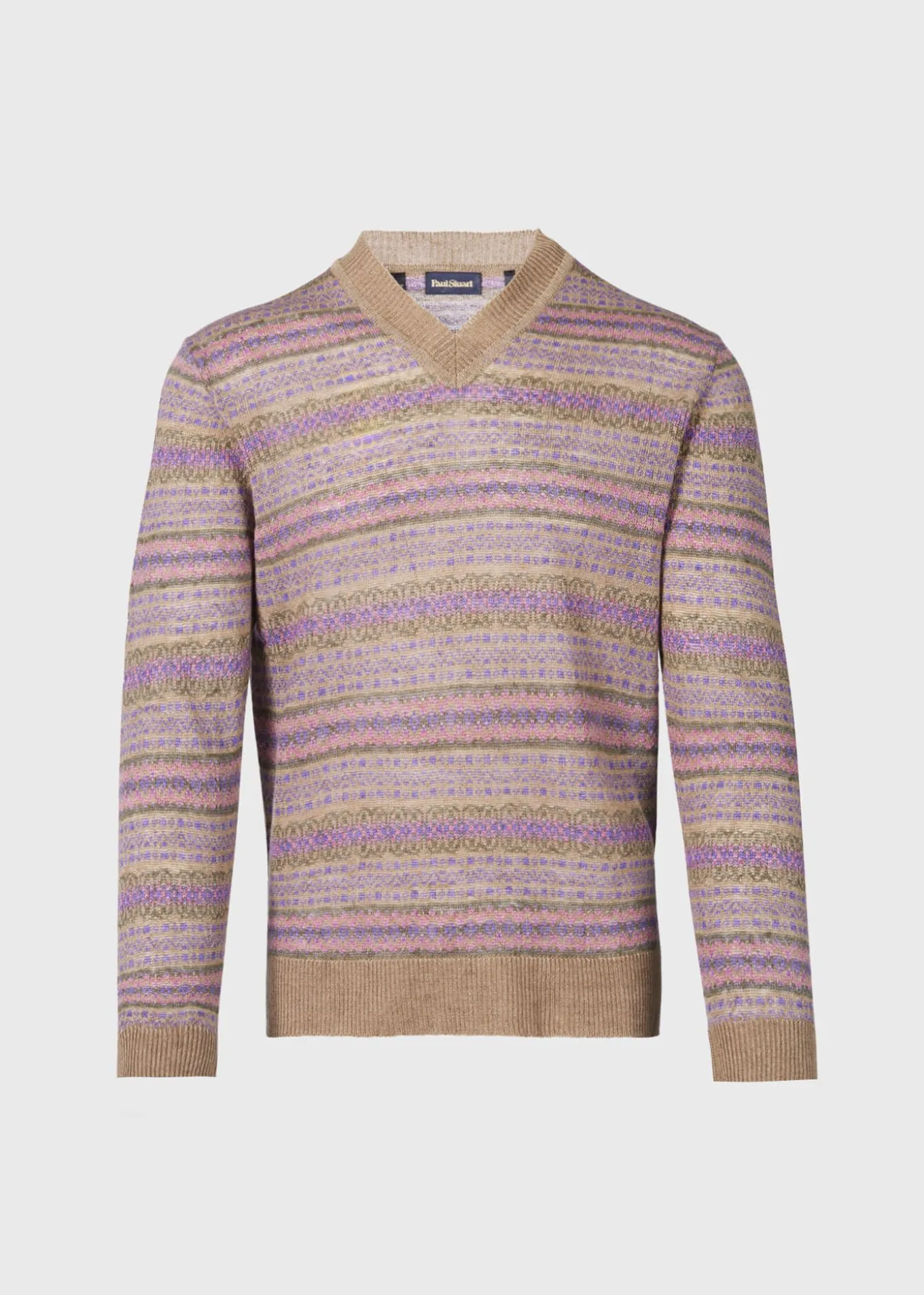 linen_fair_isle_vneck_swe_0-1.webp Linen Fair Isle V-neck Sweater