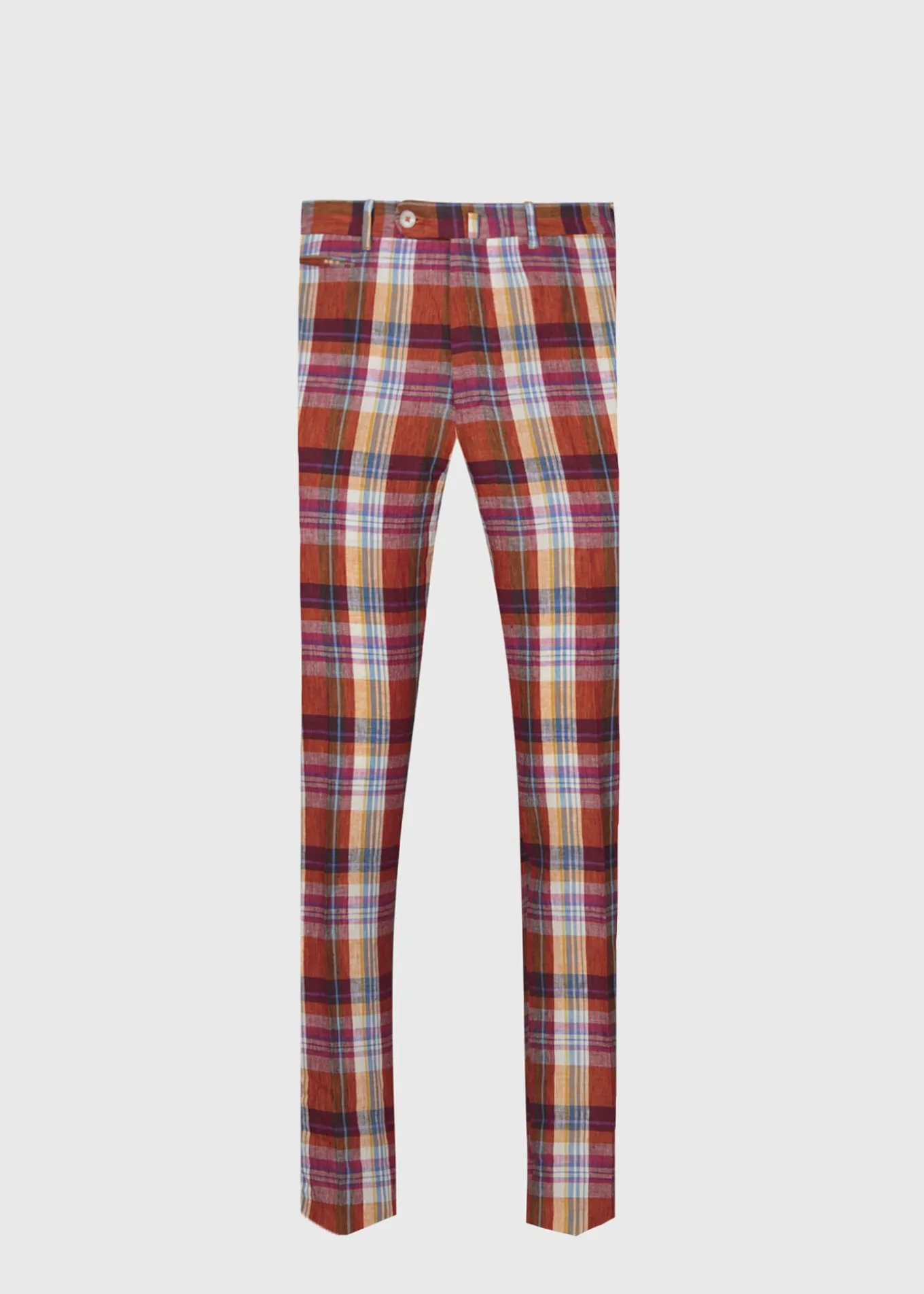 linen_plaid_plain_front_d_0.webp Linen Plaid Plain Front Dress Trouser