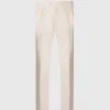 Linen Washed Pleated Front Trouser