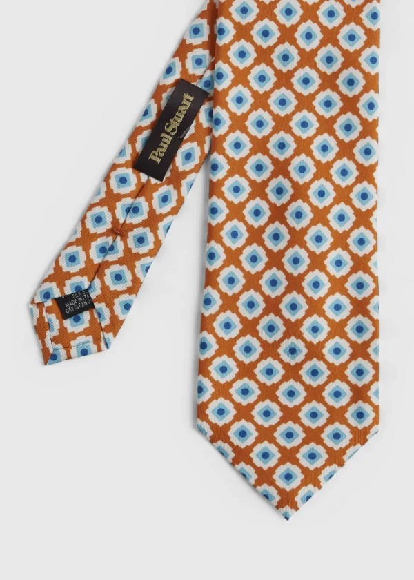 Medallion Print Tie