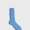 Mercerized Cotton Ribbed Sock