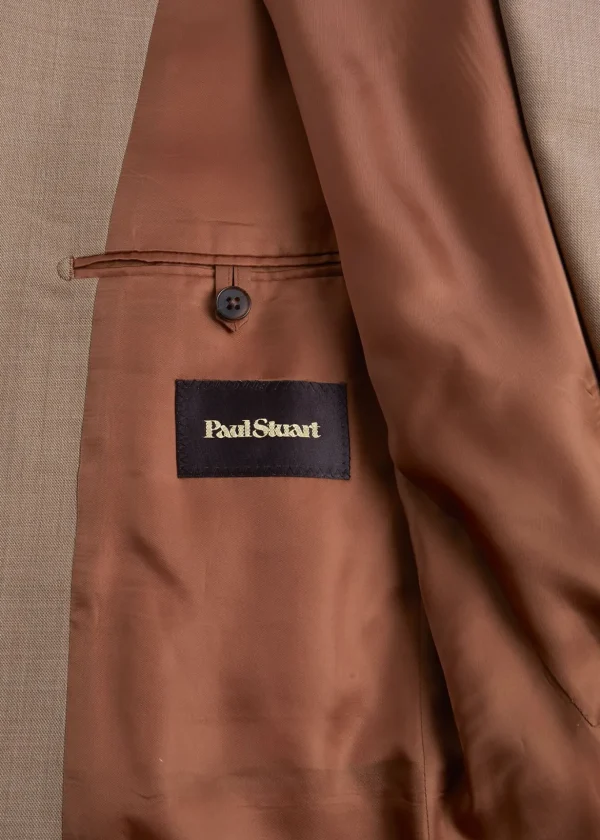 Mélange Tan All Year Wool Suit