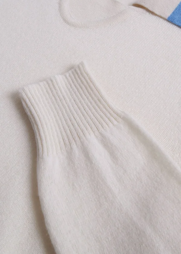 Open Collar Cashmere Sweater