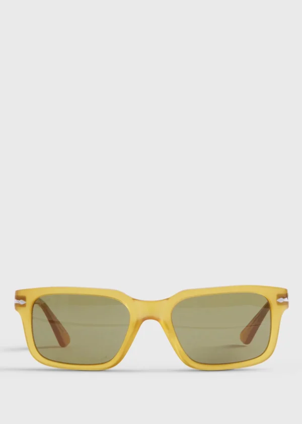 Persol® Honey Sunglasses With Green Lens