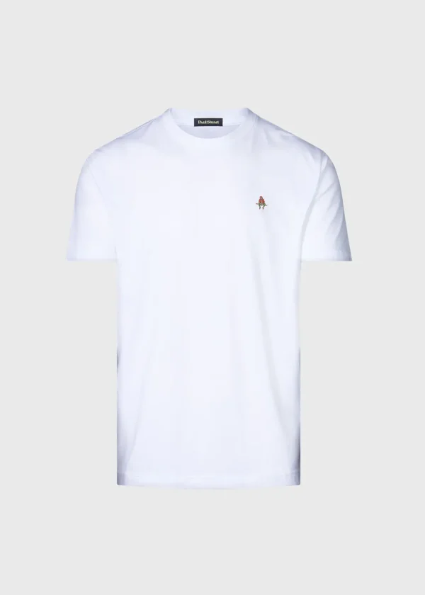 Pima Cotton T-Shirt With Man On The Fence Logo