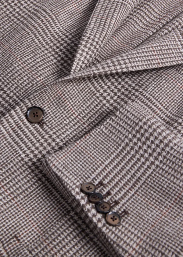 Plaid Garment Washed Cotton Jacket