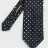Printed Silk Dot Tie
