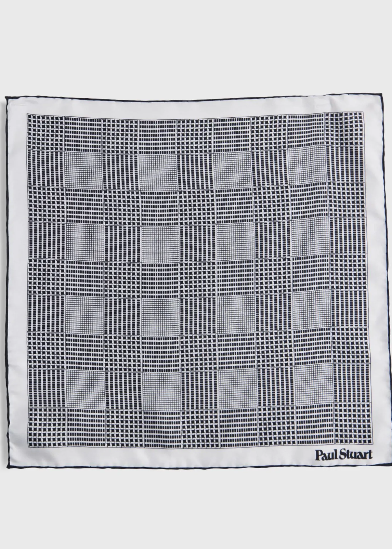 printed_silk_glen_plaid_p_1.webp Printed Silk Glen Plaid Pocket Square