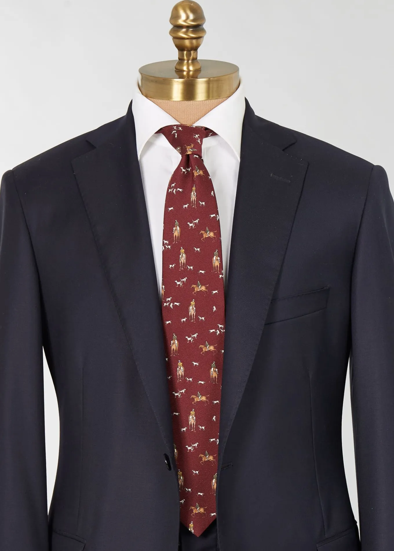 printed_silk_riding_scene_1.webp Printed Silk Riding Scene Tie