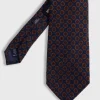 Printed Wool Medallion Tie