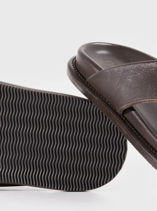 Punta Leather Slide