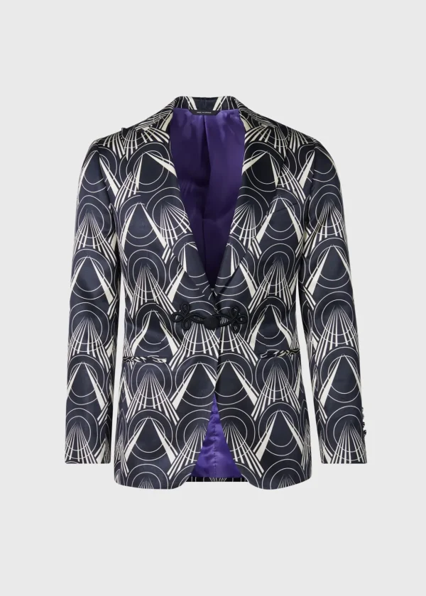 Silk Deco PrintedDinner Jacket