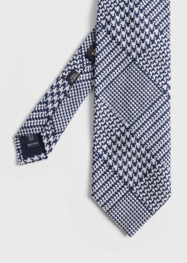 Silk Jacquard Plaid Tie