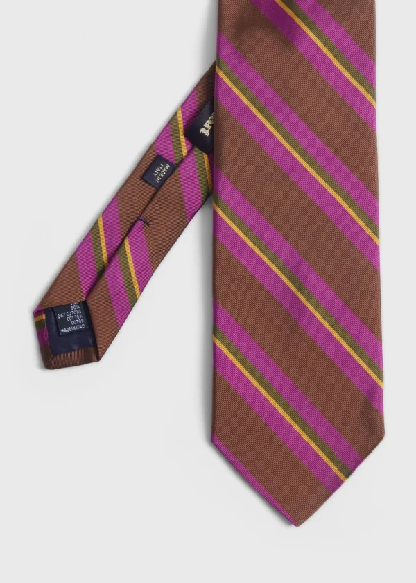 Silk Mogador Stripe Tie