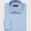 Slim Fit Blue Royal Oxford Cotton Dress Shirt