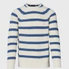 Striped Cotton Crewneck Sweater