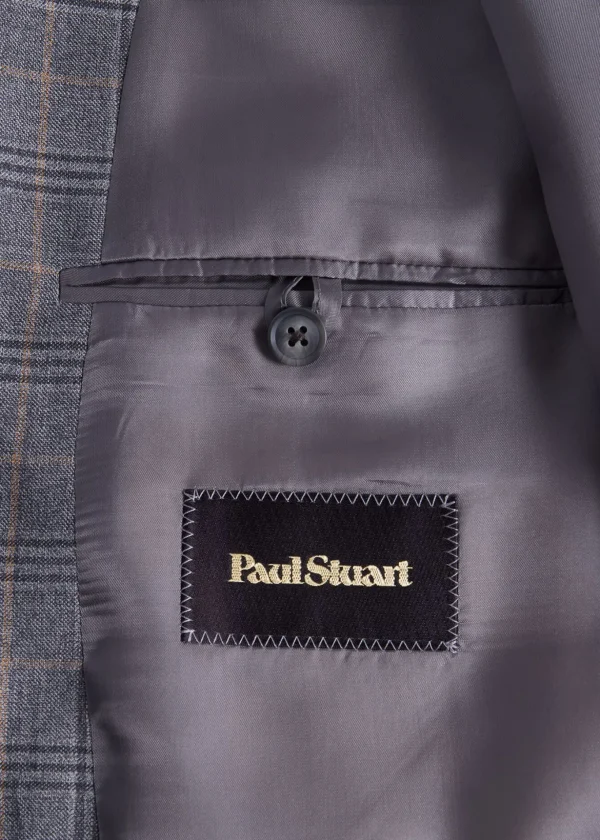 Super 130s Wool Plaid Paul Jacket