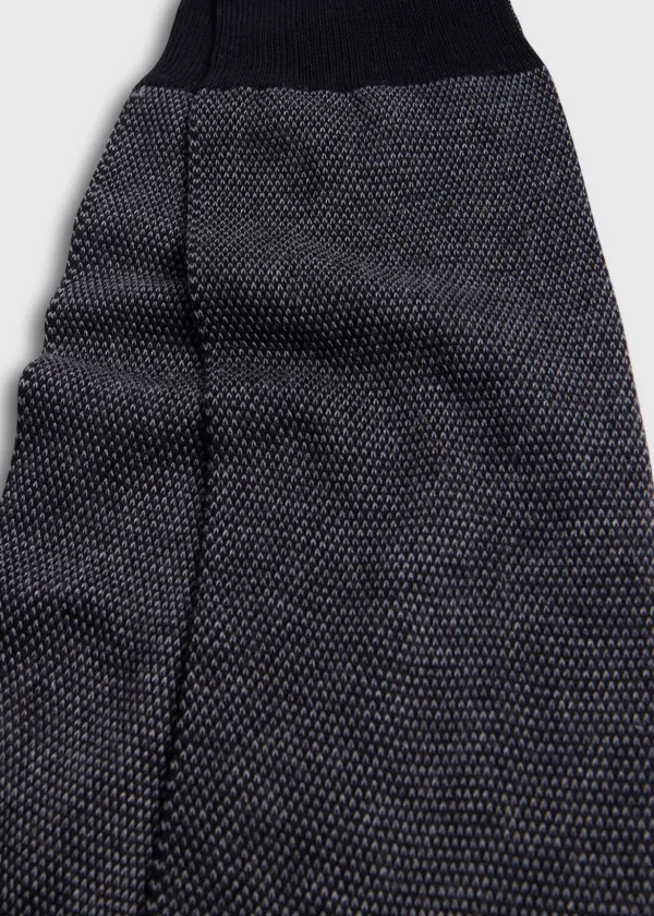 Textured Oxford Dress Sock