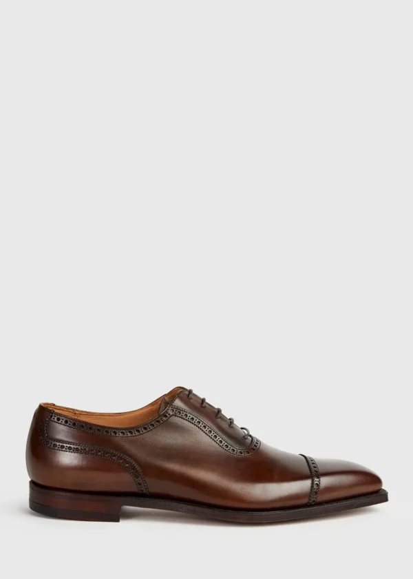 The Westbourne Brown Leather Cap Toe