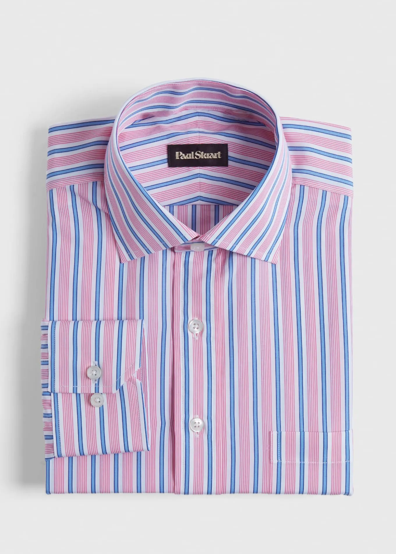variegated_stripe_cotton__0-1.webp Variegated Stripe Cotton Dress Shirt