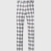Wool & Cashmere Plaid Trouser