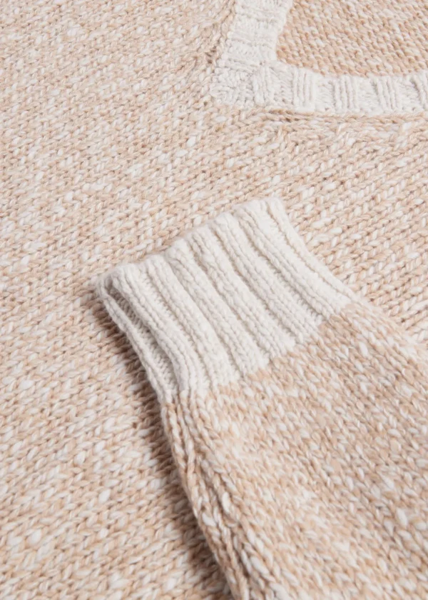 Wool & Cashmere V-Neck Sweater