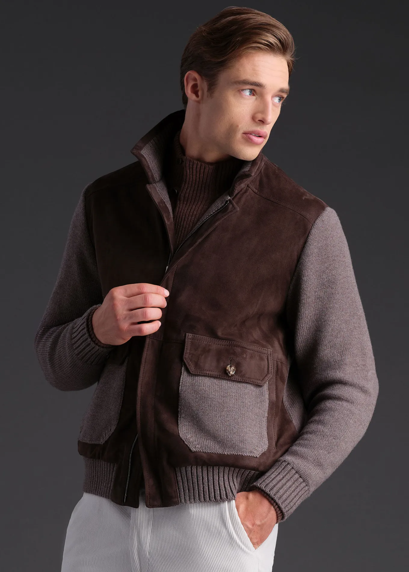 wool_and_suede_bomber_jac_1.webp Wool And Suede Bomber Jacket